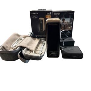 Anker Black and Gray Charging Set with Accessories